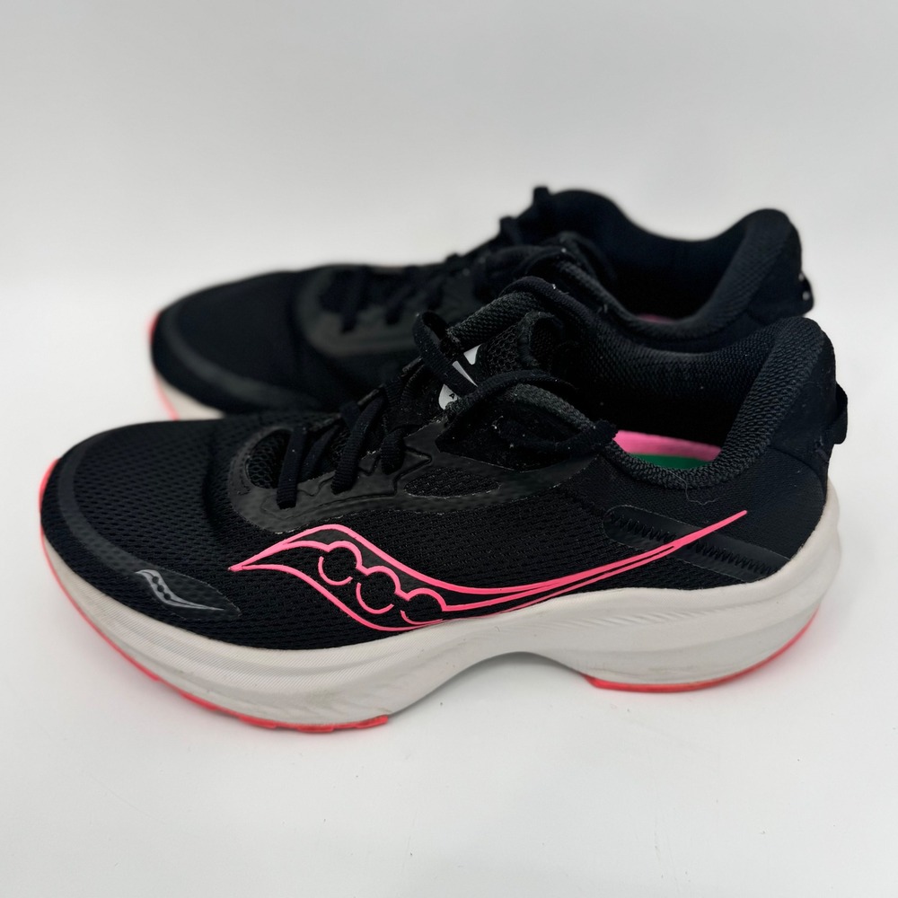 Saucony Axon 3 Women's Running Shoes Black Pink Size‎ 9 Lightweight - Picture 5 of 10